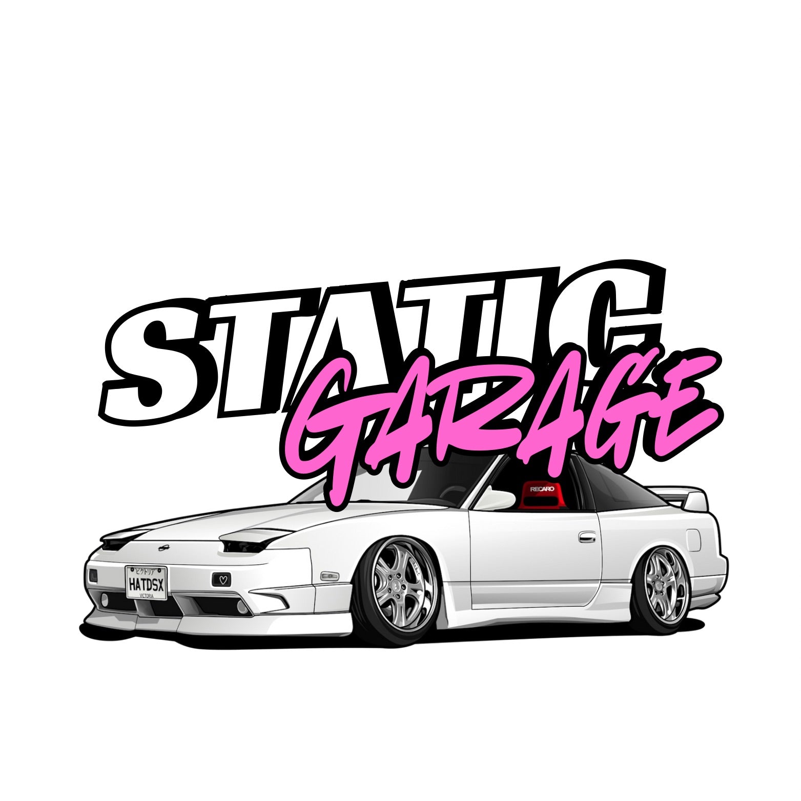 Static garage sticker