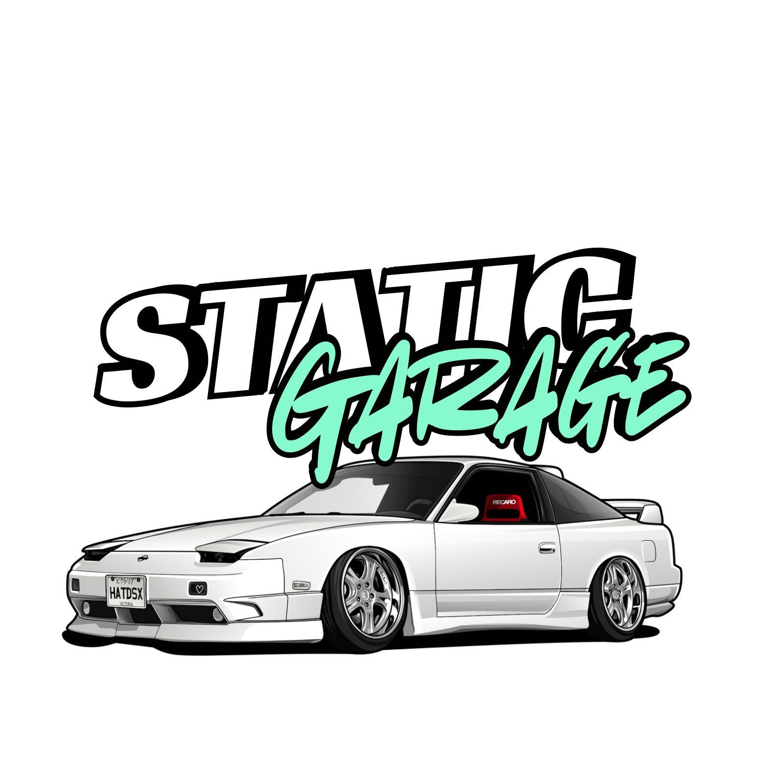 Static garage sticker